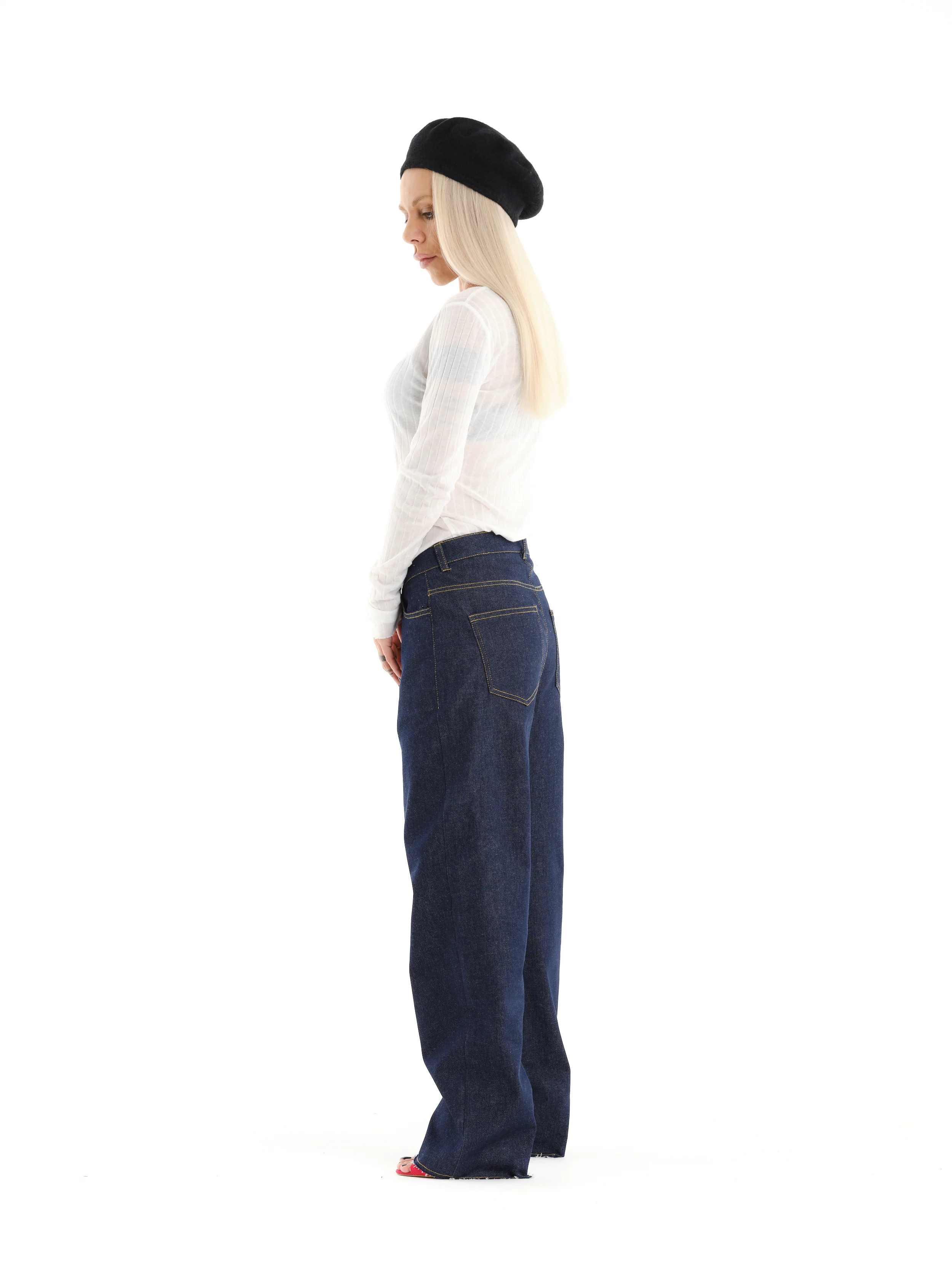 Semi-Sheer Knit Top - Image 7