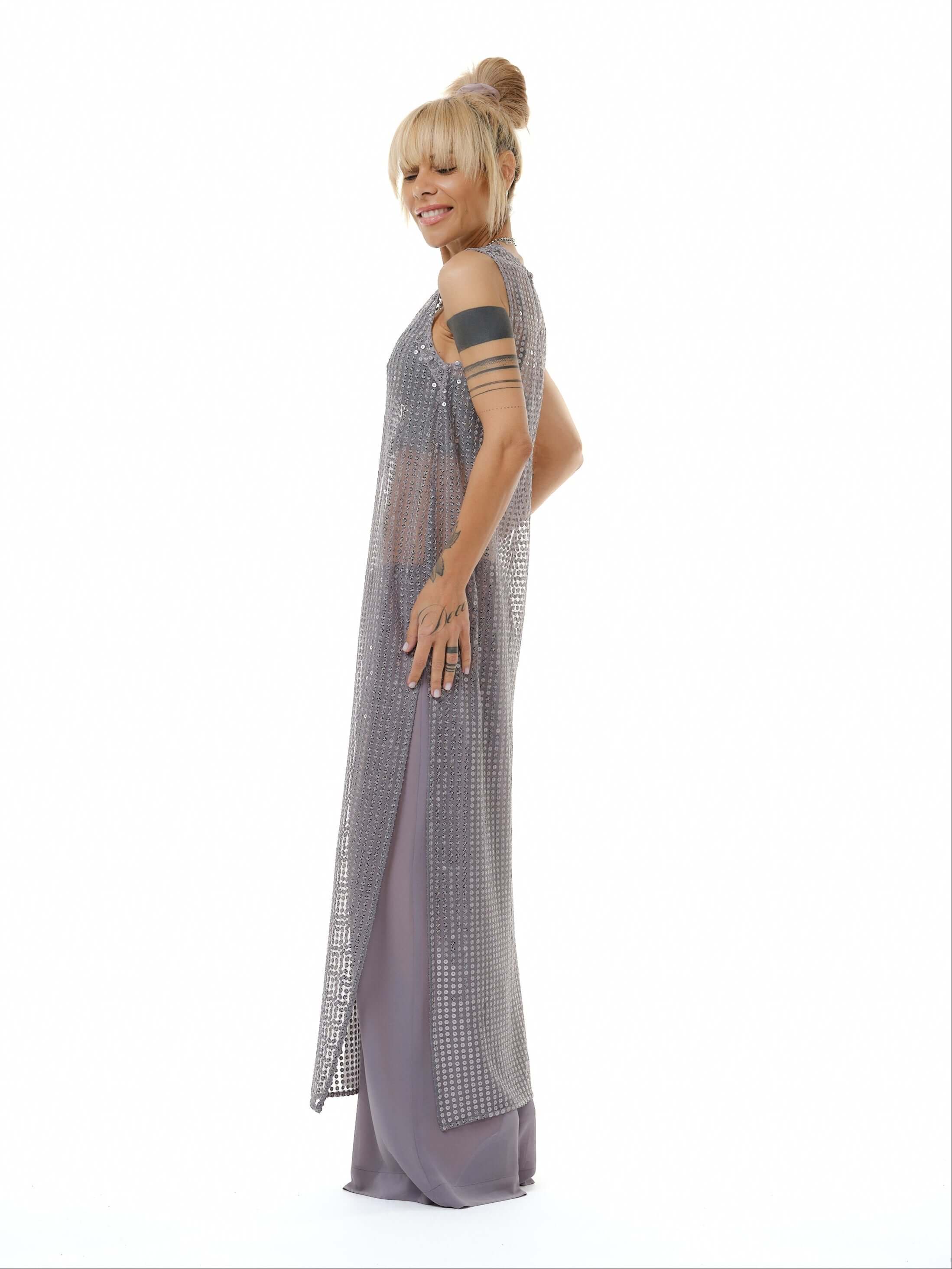 Sequin Tunic & Pants Co-ord Set - Image 4