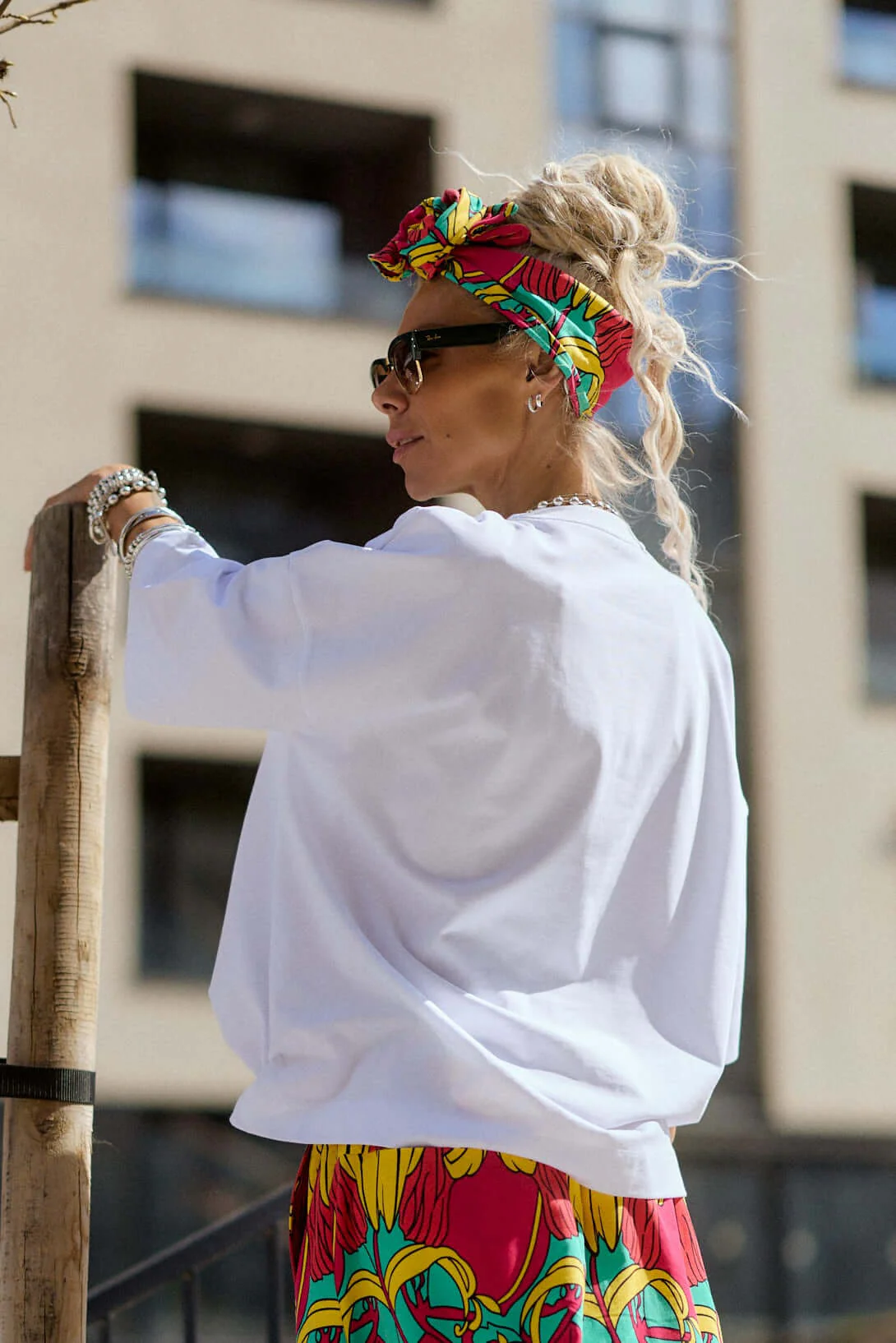 Oversized Graphic Cotton T-Shirt - Image 3