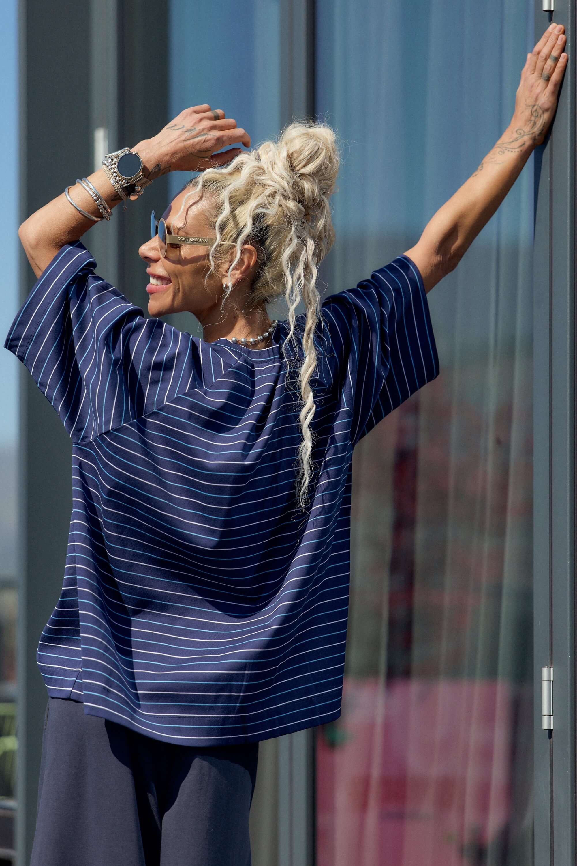 Oversized Striped Set - Image 5