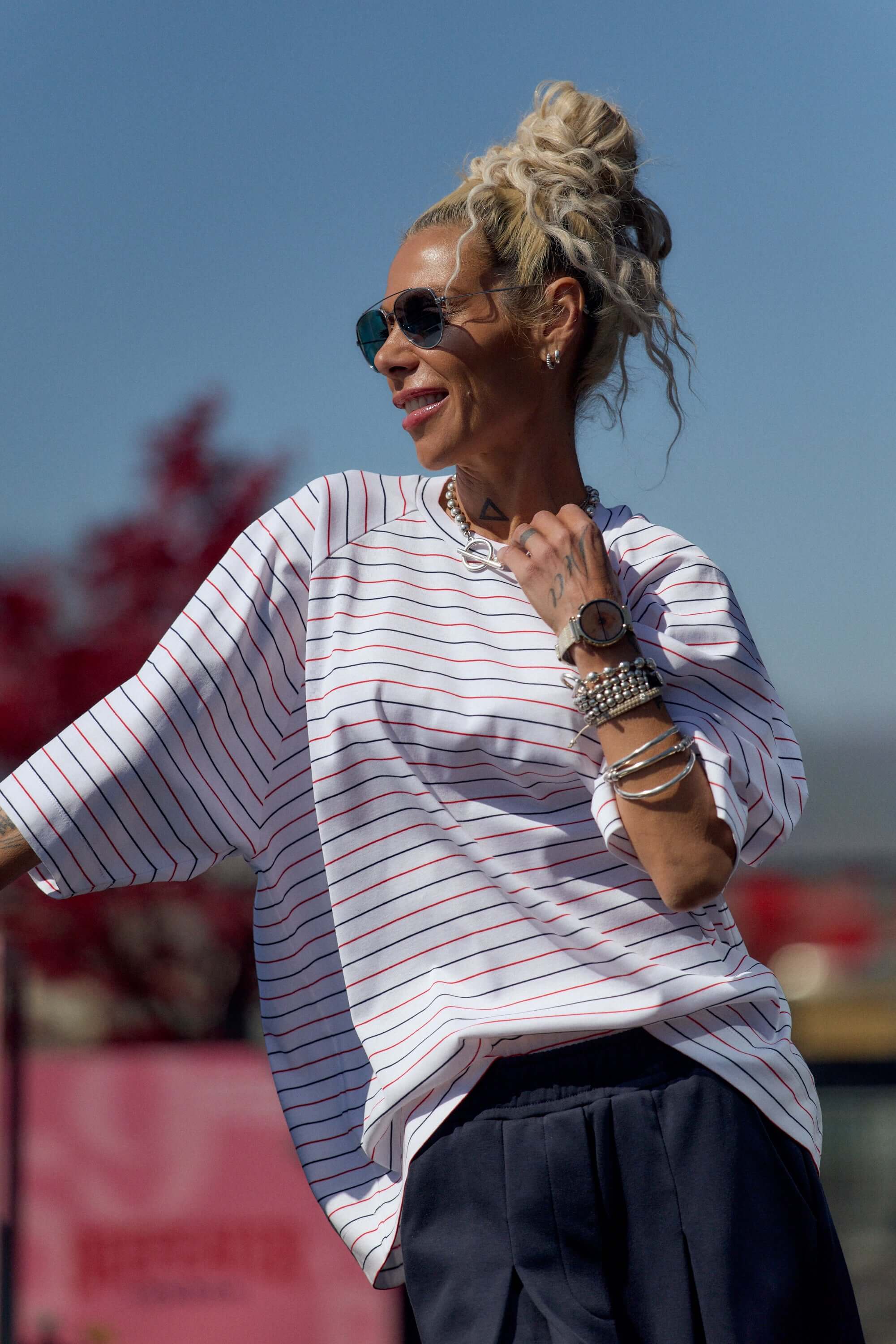 Set of Two Oversized Striped T-Shirts - Image 8
