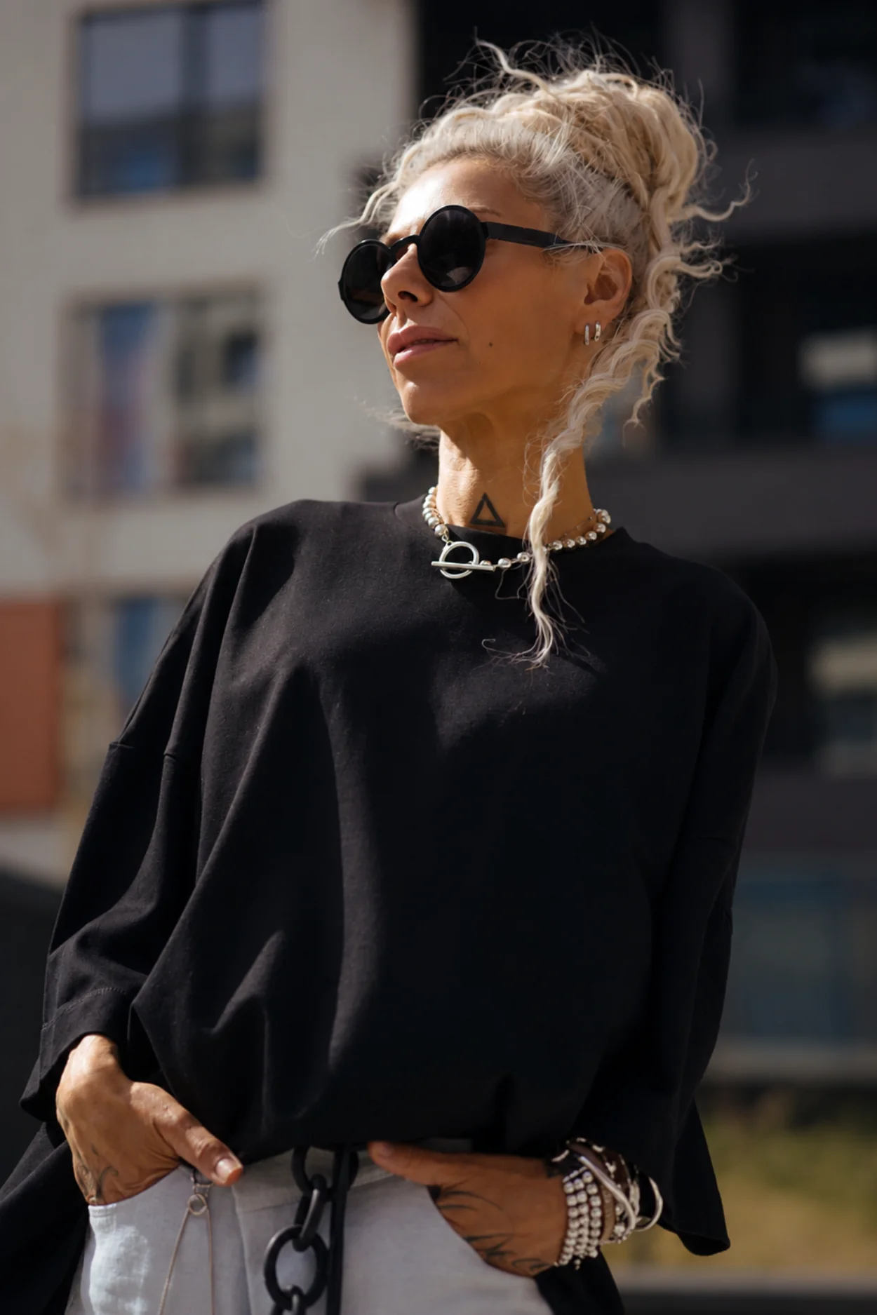 Oversized Essential T-Shirt Set – Black & White - Image 2