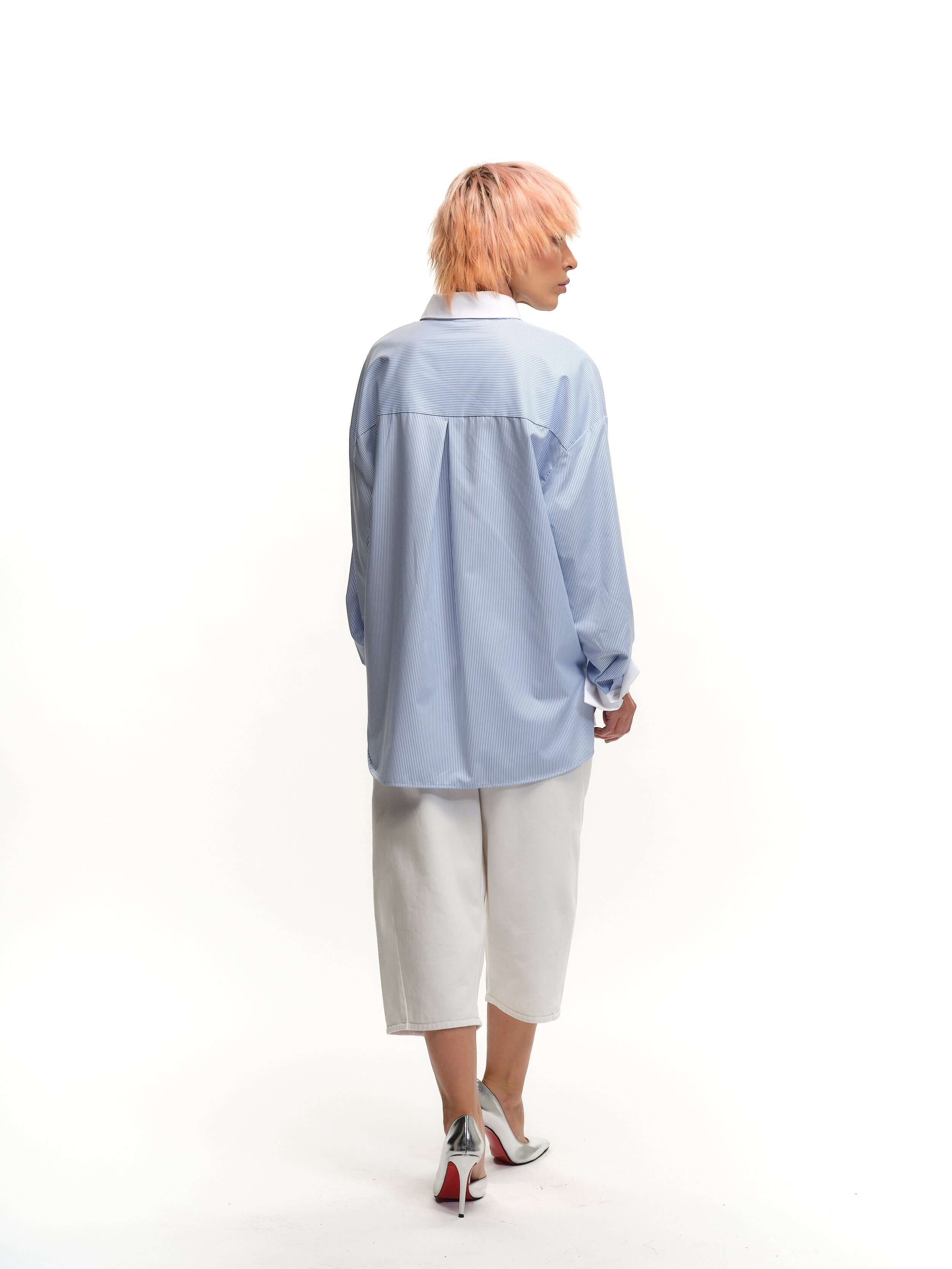 Striped Color-Block Shirt - Image 4