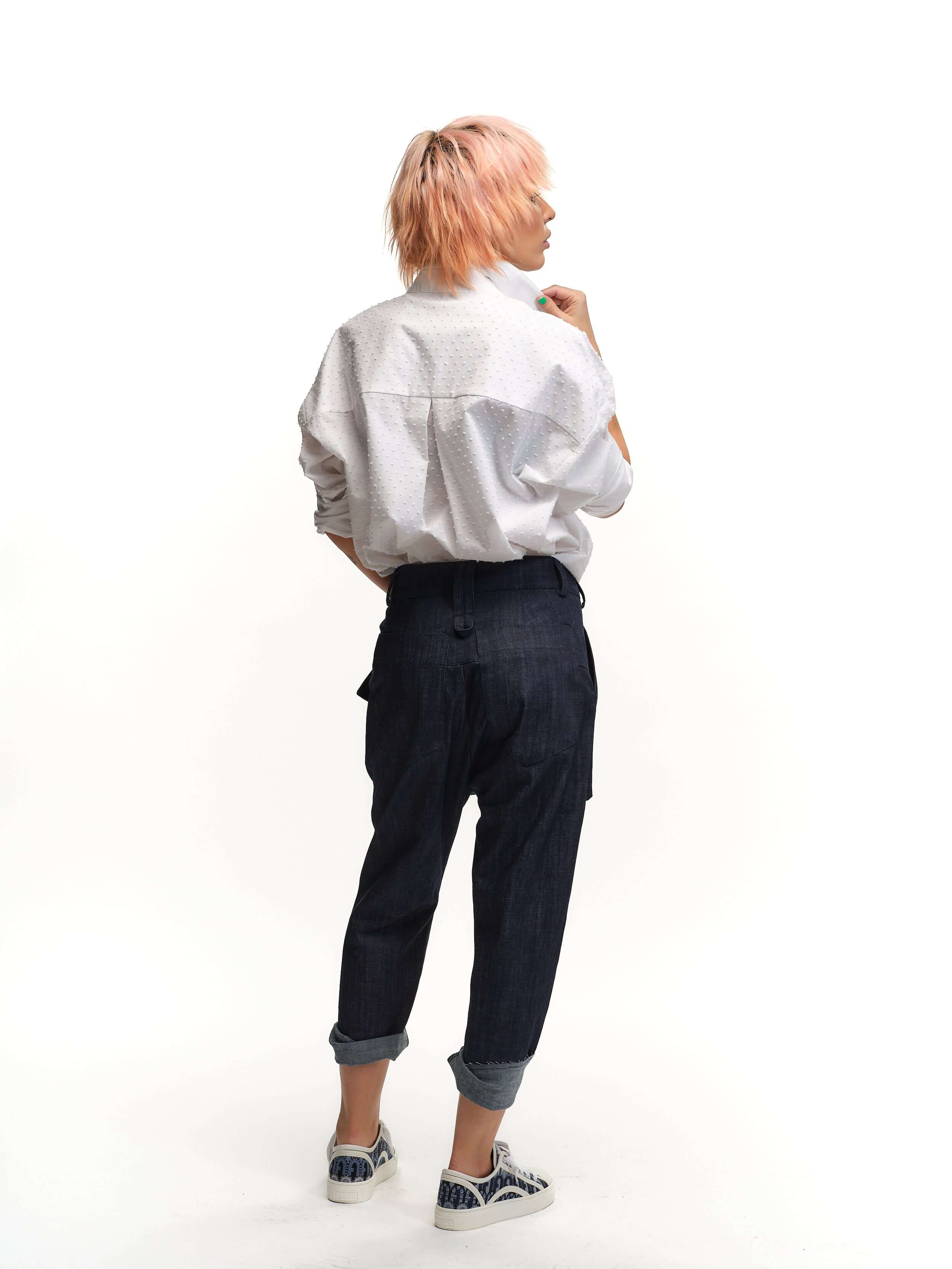 Swiss-Dot Button-Down Shirt - Image 4