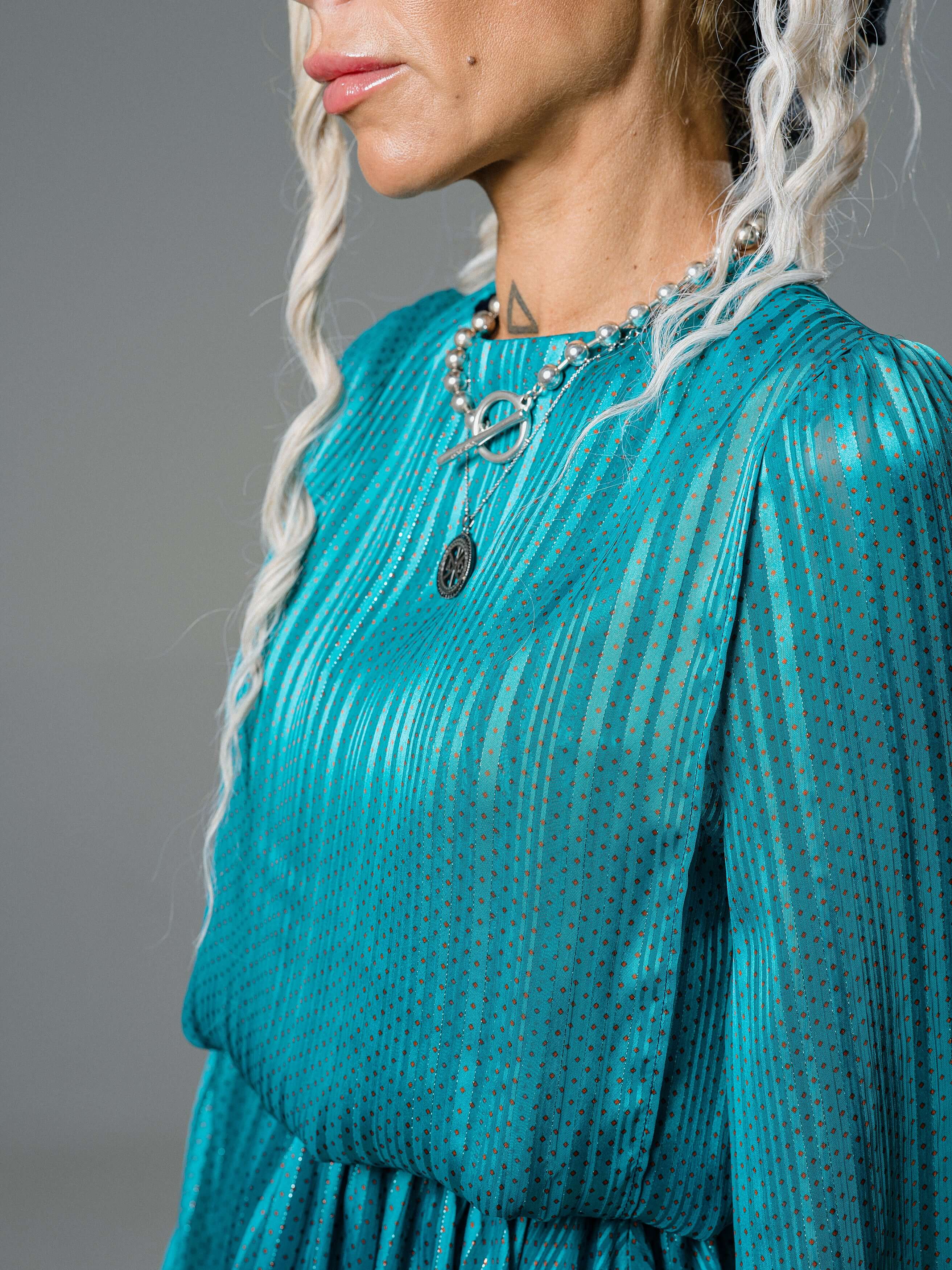 Turquoise Dress - Image 12