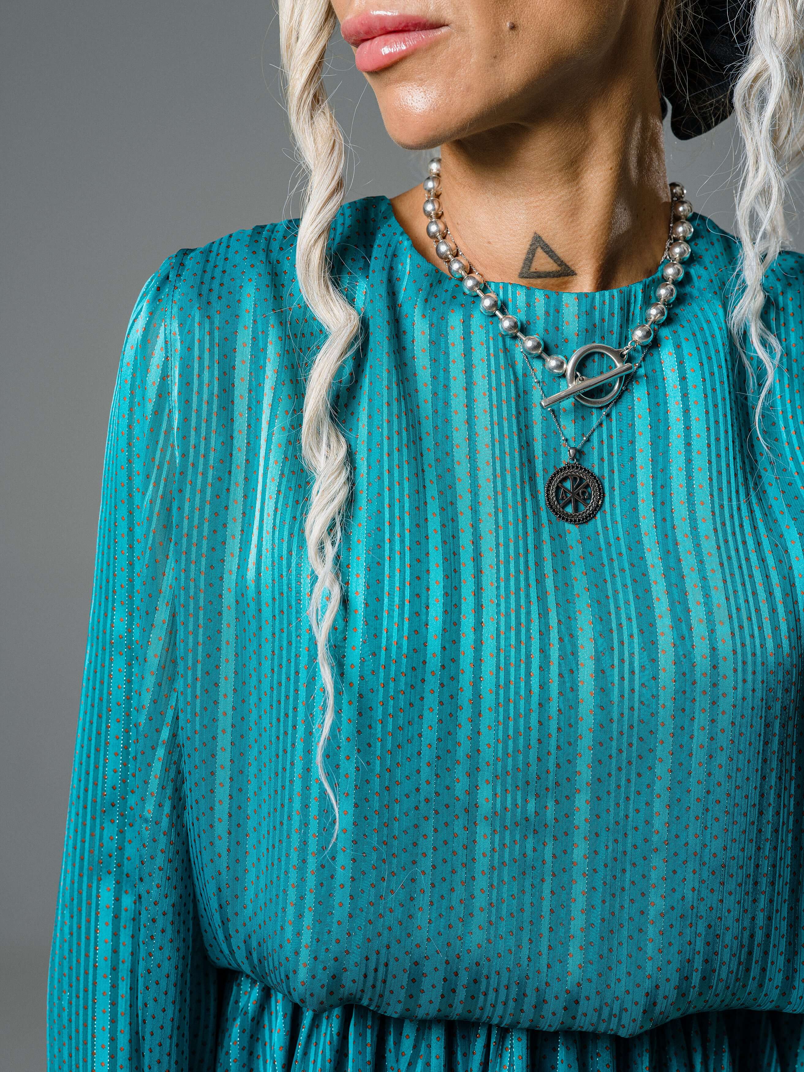 Turquoise Dress - Image 13