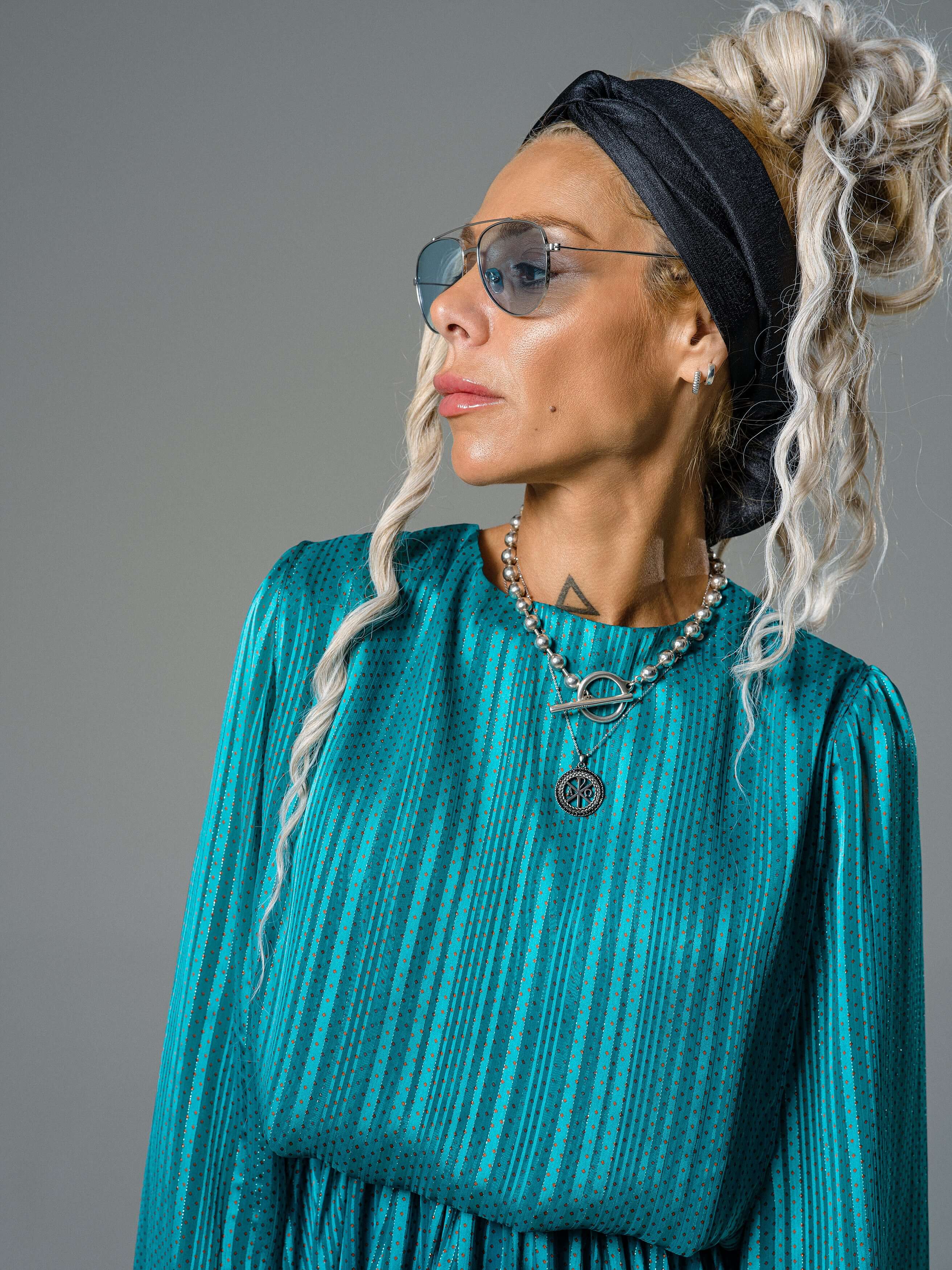Turquoise Dress - Image 5