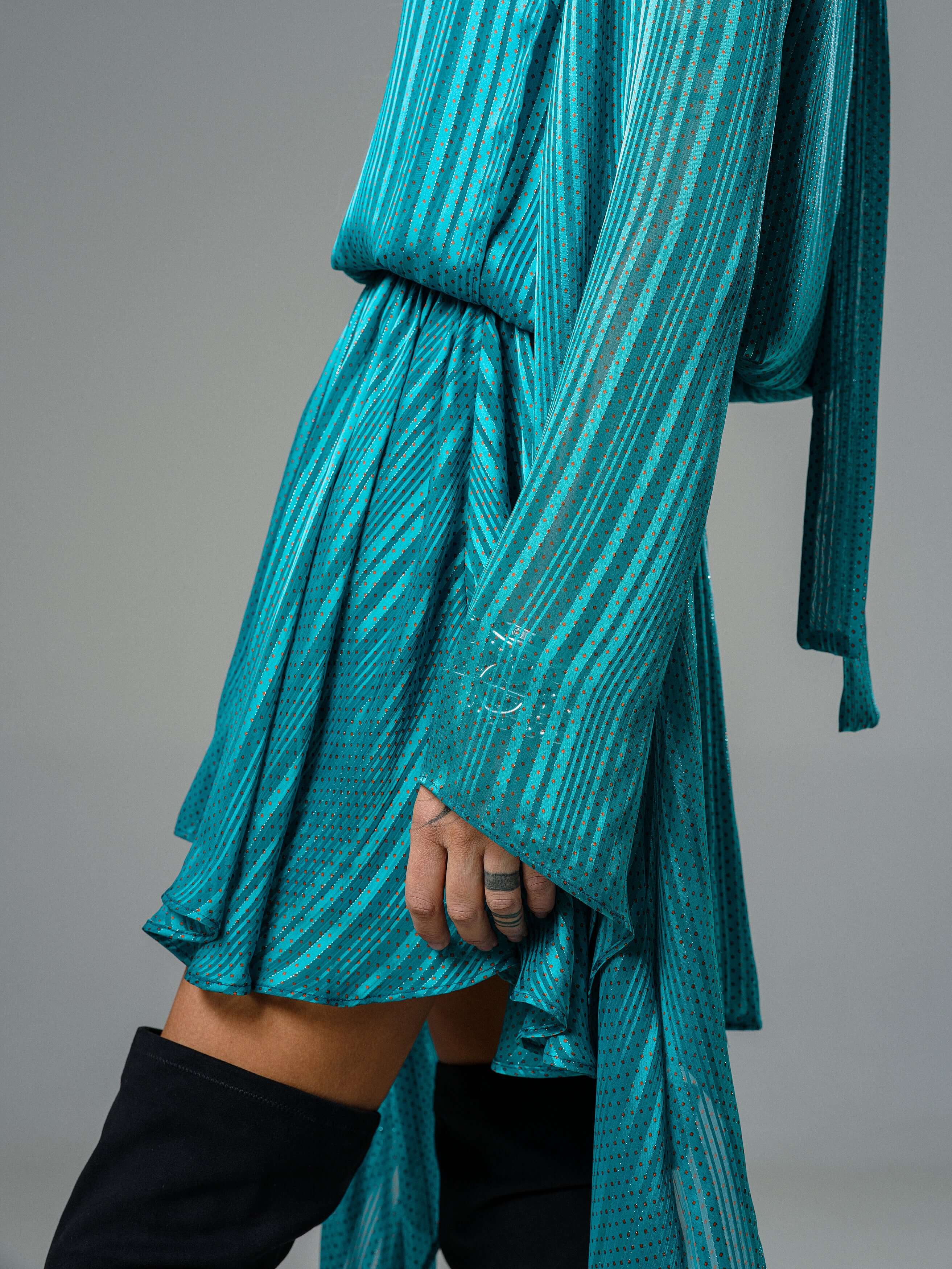 Turquoise Dress - Image 7