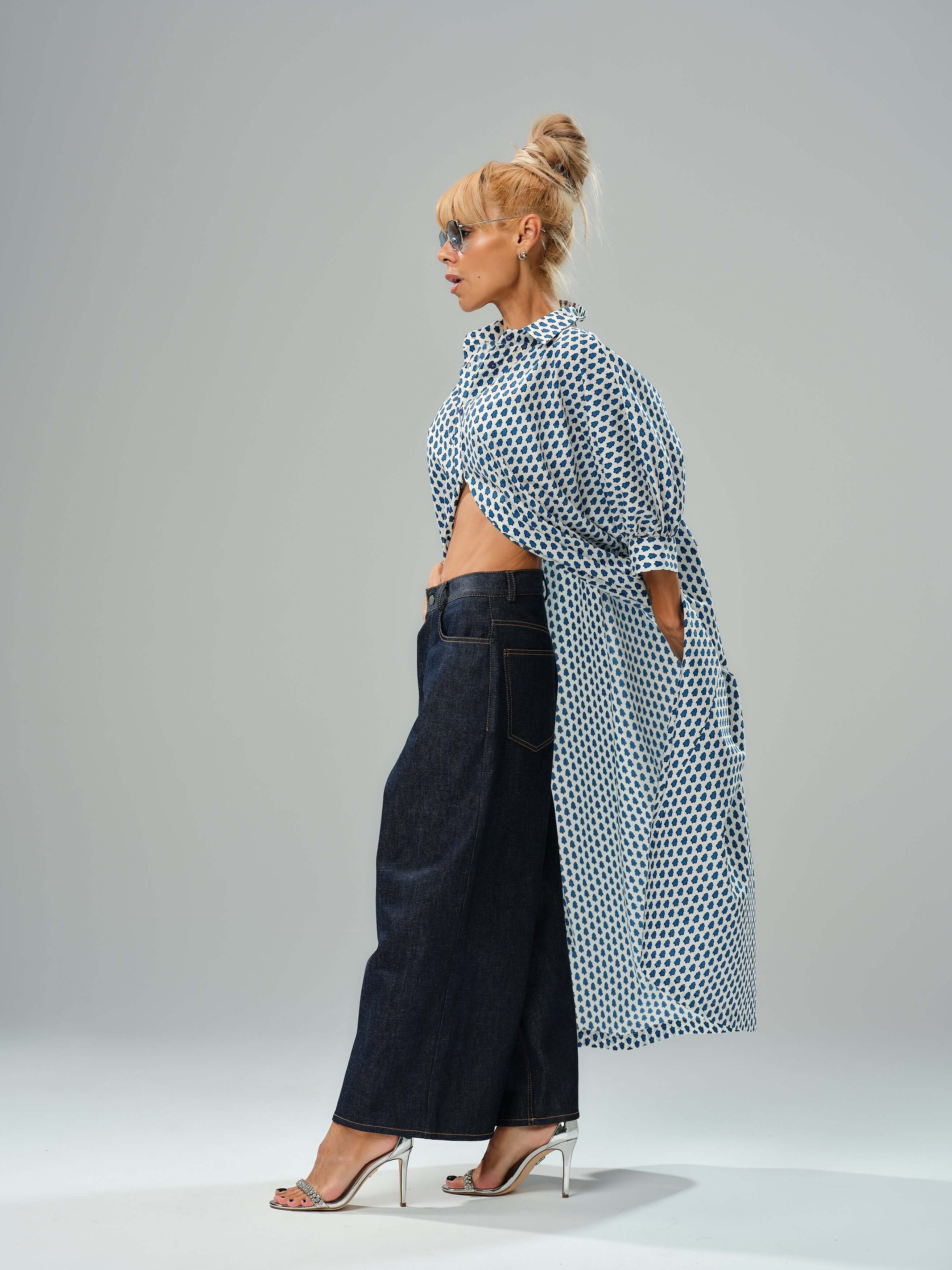 Wide-leg Denim Jeans - Image 3