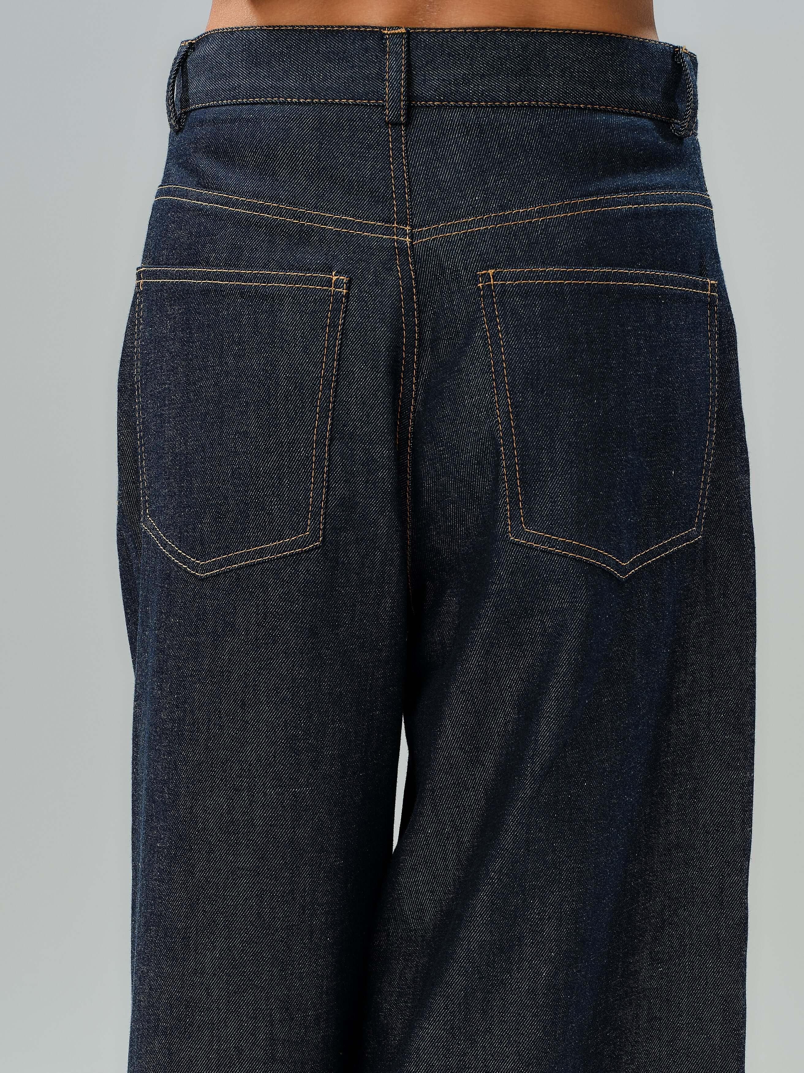Wide-leg Denim Jeans - Image 4