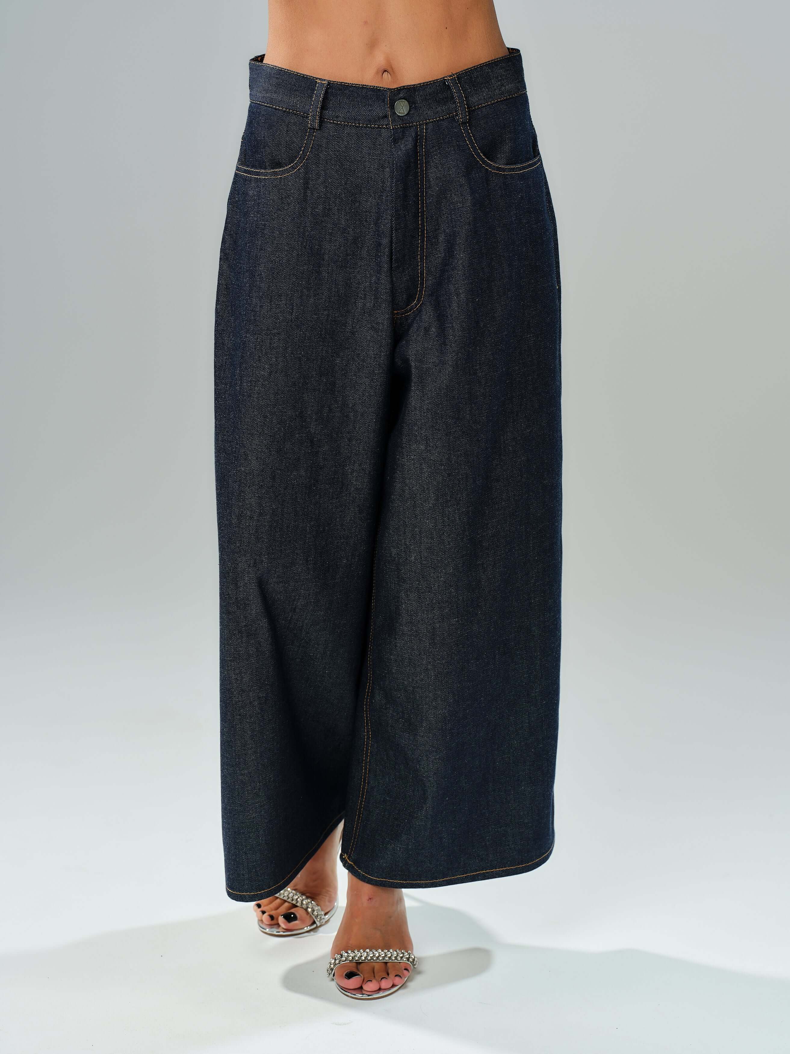 Wide-leg Denim Jeans - Image 6