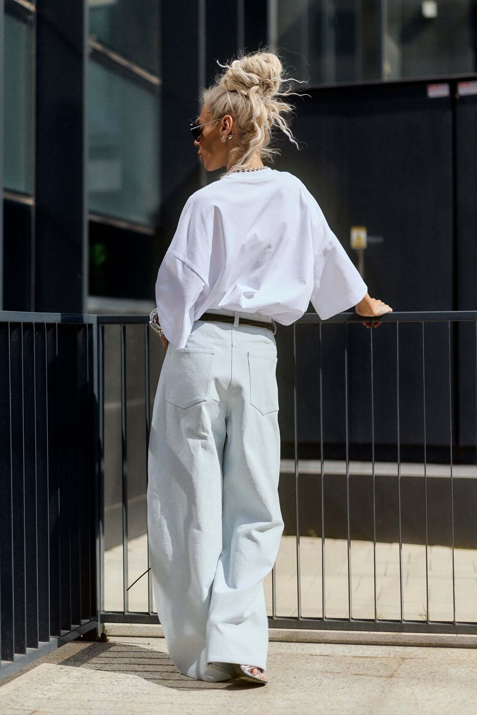 Wide-Leg Denim Pants - Image 6