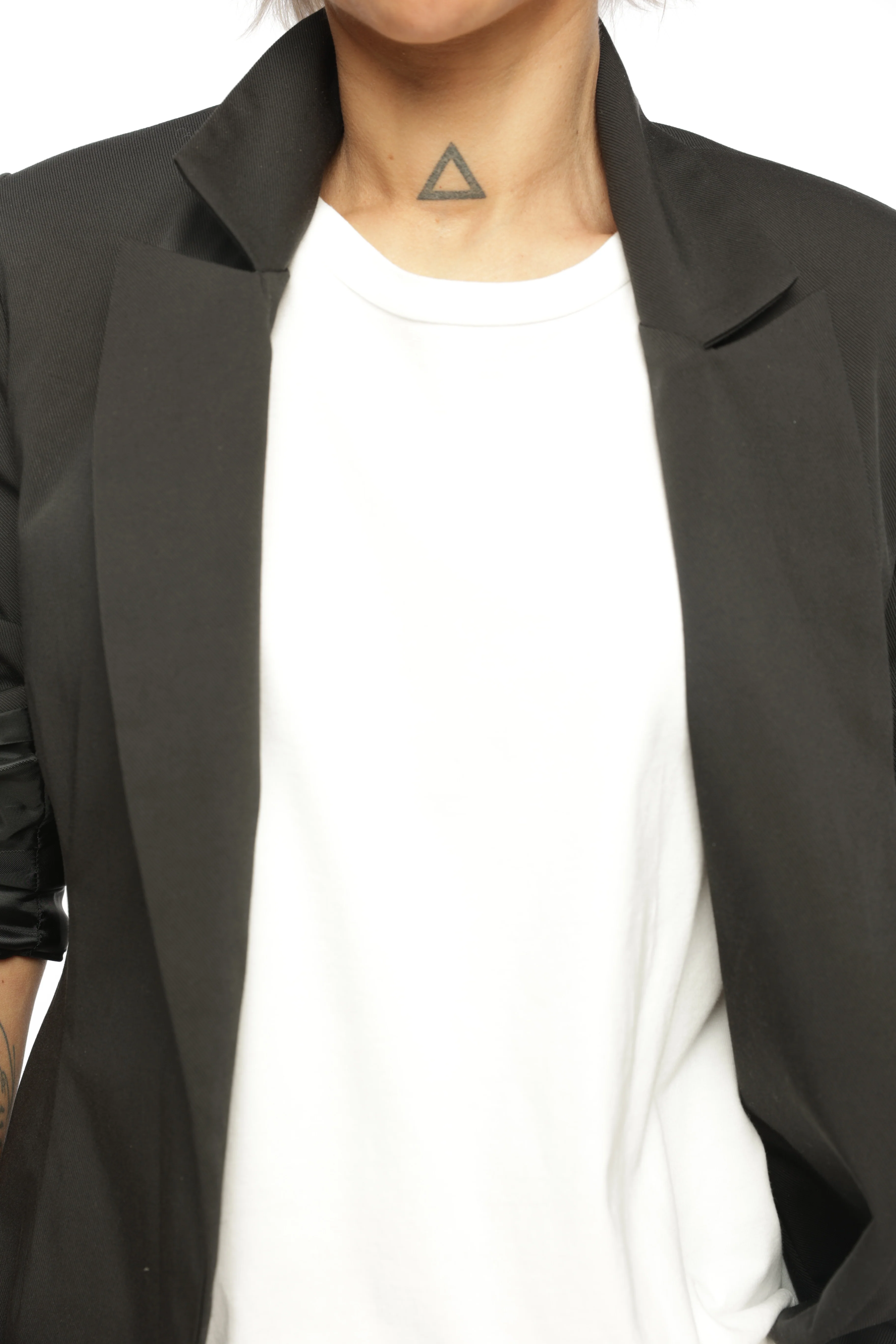 Slim-Fit Blazer Jacket with Long Back - Image 17